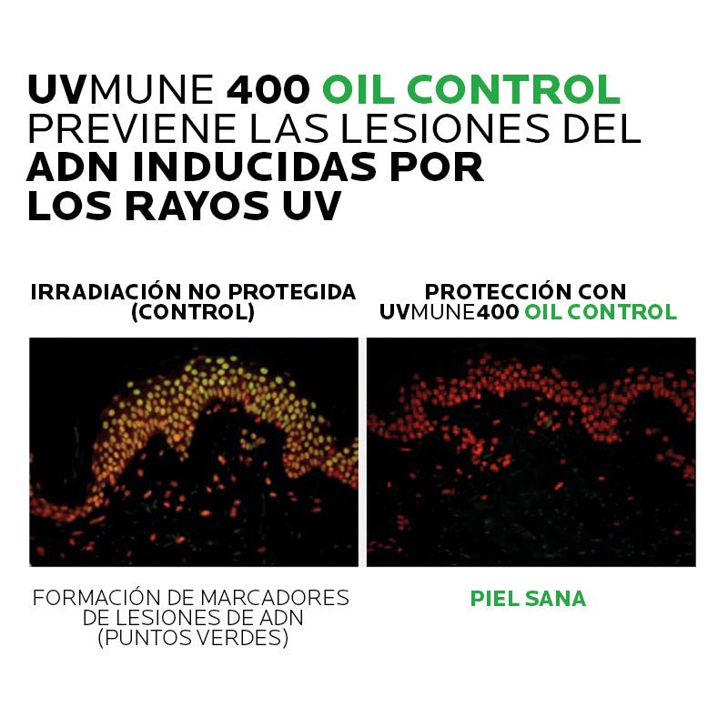 La Roche Posay Anthelios Uvmune 400 Oil Control Protector Solar Fluido Con Color Spf50+ 50Ml - Farmacias Arrocha