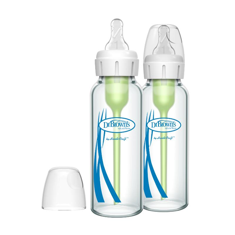 Dr Brown'S Set 2 Biberón DE Vidrio Anti Cólico 8oz - Farmacias Arrocha
