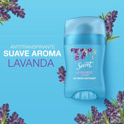 Barra Invisible Antitranspirante Secret Ph Balanced Lavender 45 g - Farmacias Arrocha