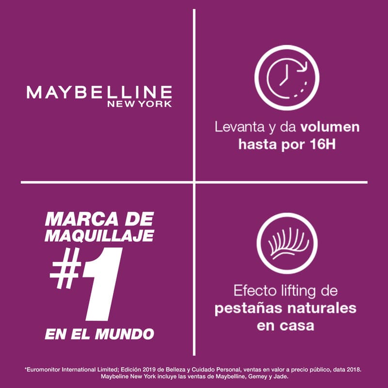 Mascara De Pestañas Maybelline Ny The Falsies Lash Lift A Prueba De Agua - Farmacias Arrocha
