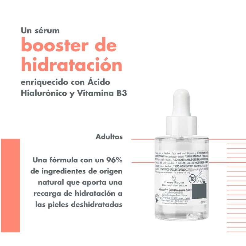 Avene Hydrance Boost Serum Concentrado - Farmacias Arrocha