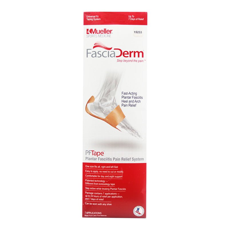 Mueller Sports Pftape System For Plantar Fasciitis, 7 Applications - New - Farmacias Arrocha