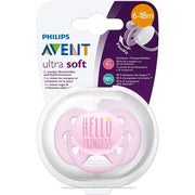 Avent 1 Chupete Ultra Soft 6 - 18 M Hello Princess - Farmacias Arrocha