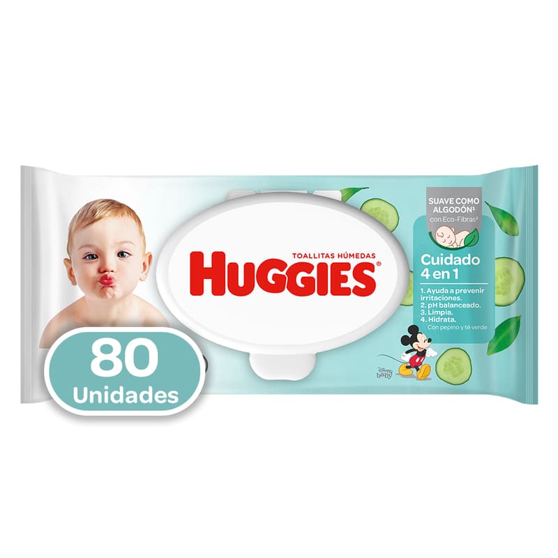 Toallas Húmedas Huggies One & Done 80U - Farmacias Arrocha