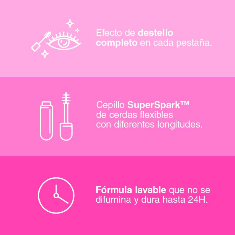 Máscara de pestañas Maybelline Lash Sensational Firework lavable - Farmacias Arrocha