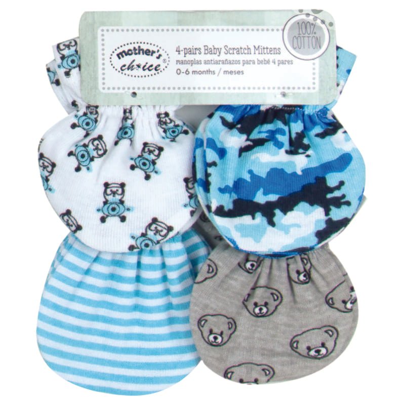 Mother's Choice Set De 4 Guantes Para Bebé - Farmacias Arrocha