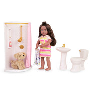 Set de Accesorios de Baño para Muñecas de 18” - Farmacias Arrocha