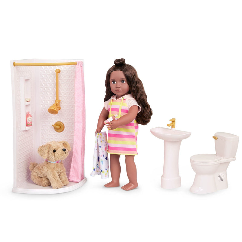 Set de Accesorios de Baño para Muñecas de 18” - Farmacias Arrocha
