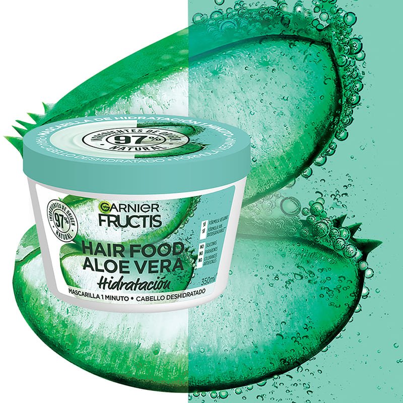 Mascarilla De Hidratación Garnier Fructis Hairfood Aloe Vera 350 Ml - Farmacias Arrocha