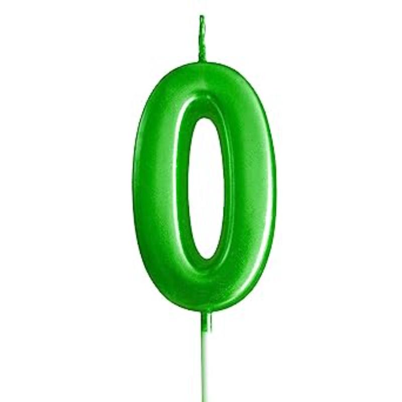 Wilton Vela De Cumpleaños Verde 0 - Farmacias Arrocha