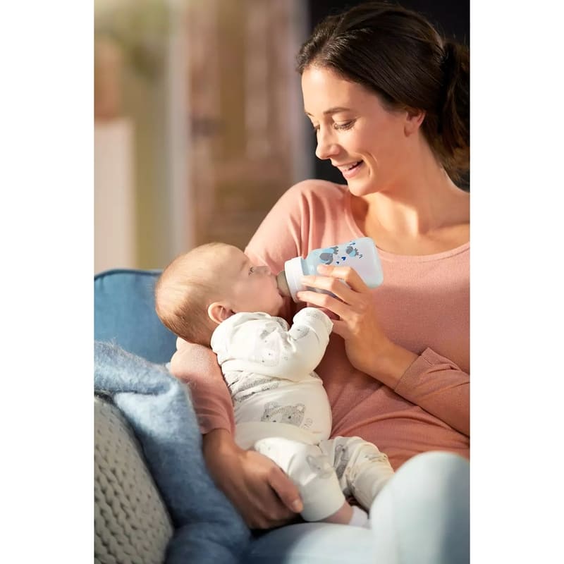 Avent Biberon Anticolico Decorado Azul 9Oz - Farmacias Arrocha