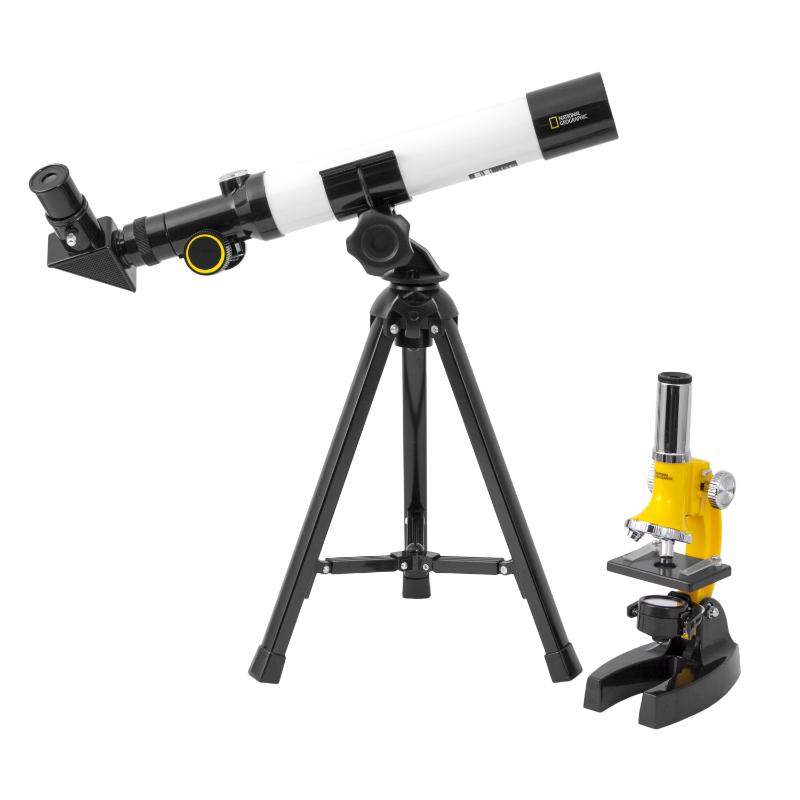 National Geographics Juego Telescopio 40mm y Microscopio 900x