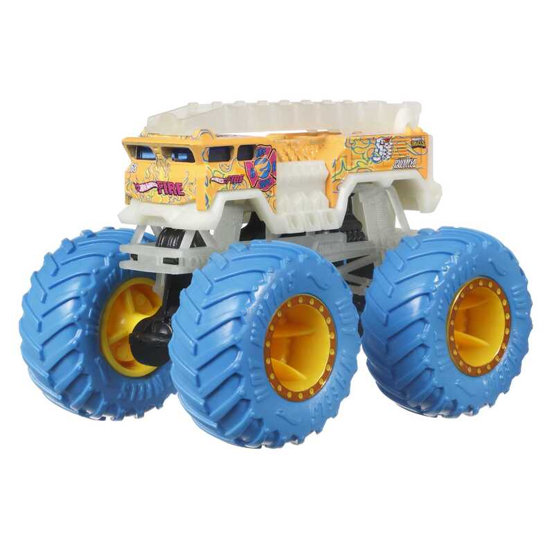 Hot Wheels Monster Trucks Vehículo De Juguete Glow 1:64 - Farmacias Arrocha