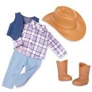 Muñeca Ashleigh Cowgirl de 18" - Farmacias Arrocha