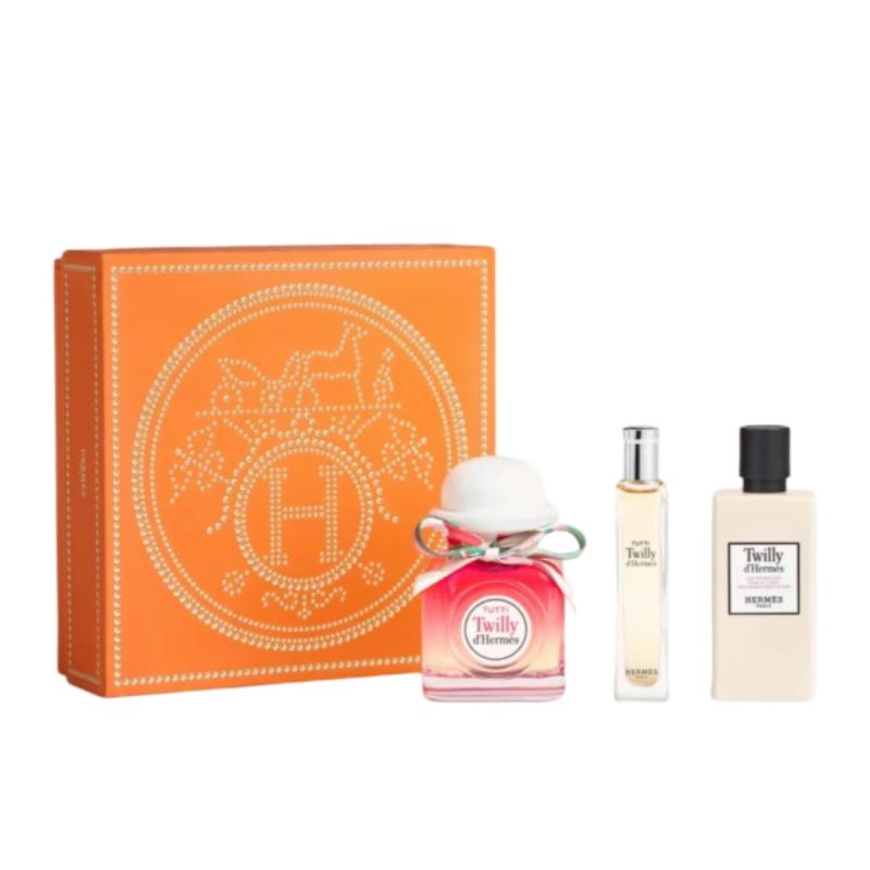 【未使用】HERMES Twilly d’Hermès ギフトセット Hermes Tutti Twilly D'Hermès Edp Set 85Ml + 15Ml + Bl 80Ml Feh24