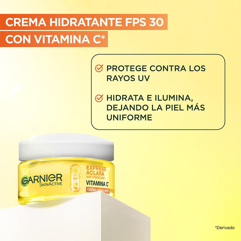 Garnier Express Aclara Crema Antimanchas Vitamina C 50 ml - Farmacias Arrocha