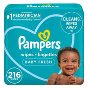 Toallitas húmedas Pampers Fresh, 216 unidades - Farmacias Arrocha