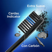 Cepillo de dientes suave Oral - B Indicator Black Charcoal 2 Unidades - Farmacias Arrocha