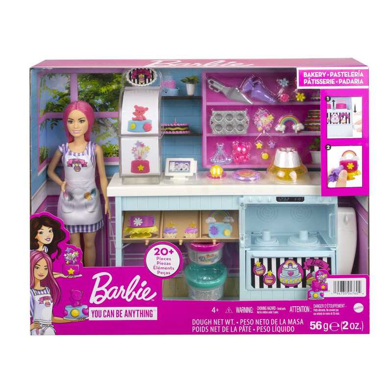Barbie Profesiones Set de Juego Repostería para Decorar - Farmacias Arrocha