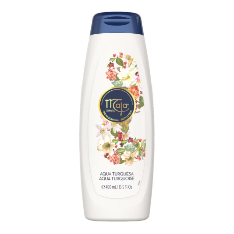Maja Crema Liquida Piel Seca Aqua Turquesa 400 Ml - Farmacias Arrocha