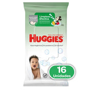 Toallas Húmedas Huggies Limpieza Efectiva 16U - Farmacias Arrocha