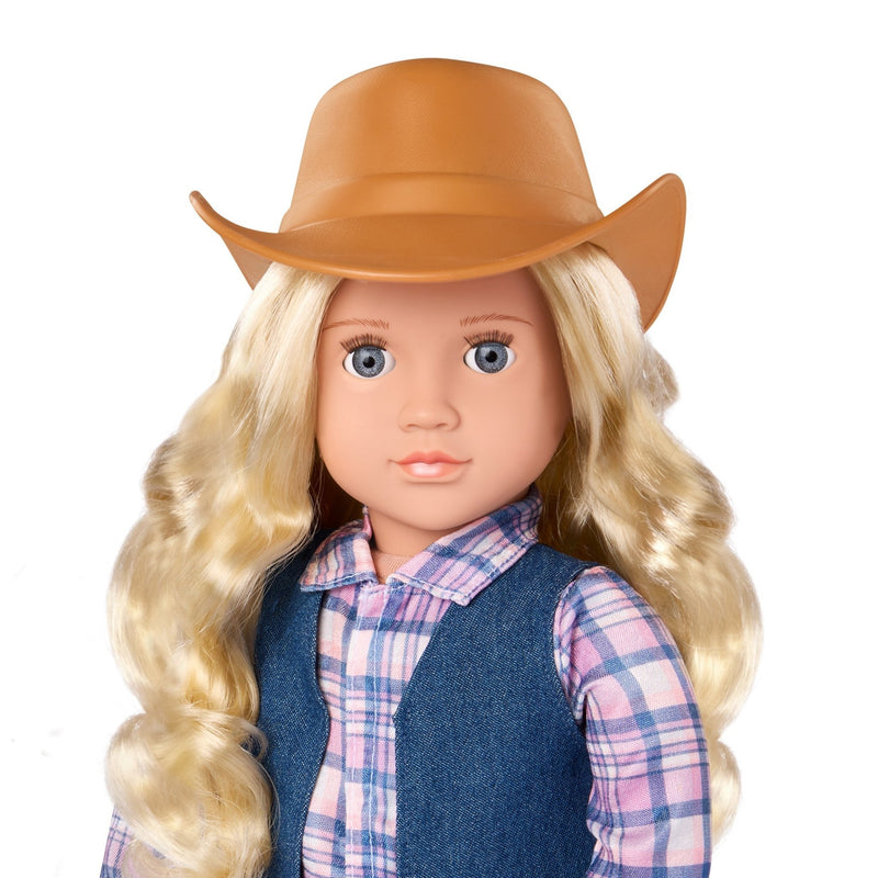 Muñeca Ashleigh Cowgirl de 18" - Farmacias Arrocha