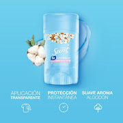 Gel Invisible Antitranspirante Secret Powder Protect Cotton 45 g - Farmacias Arrocha