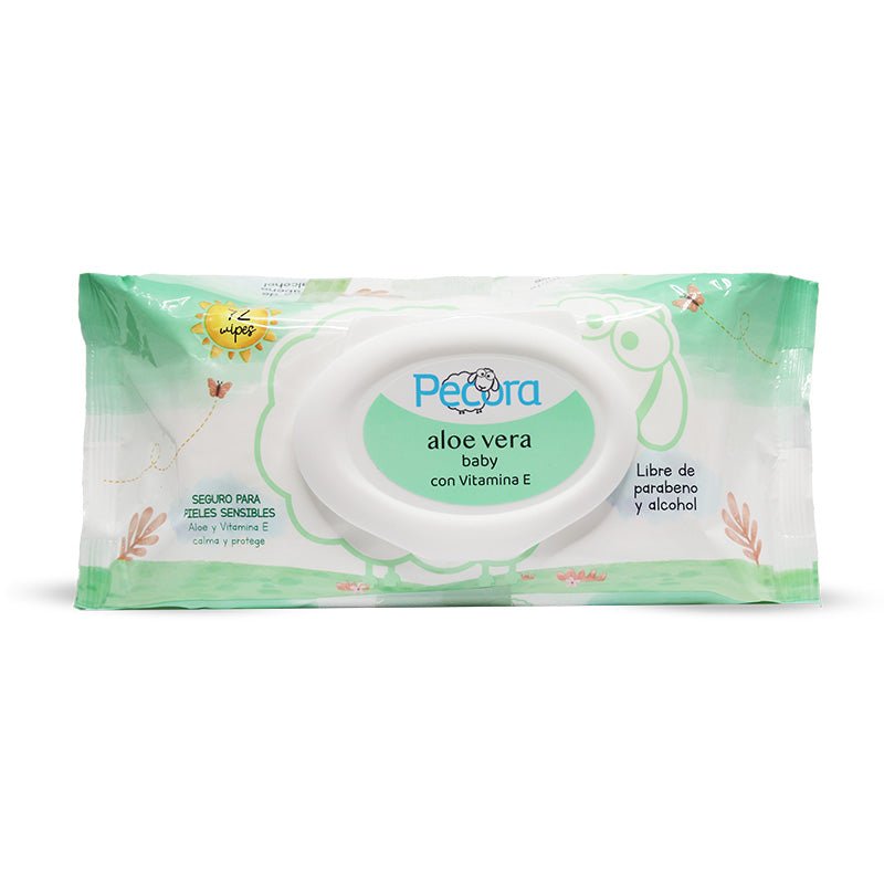 Pecora Baby Wipes Aloe / Vit E 4X72'S - Farmacias Arrocha