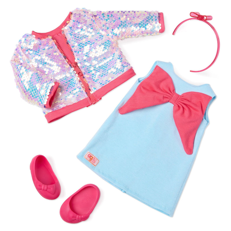 Conjunto Chaqueta de Lentejuelas para Muñeca de 18” – Shine All Day - Farmacias Arrocha