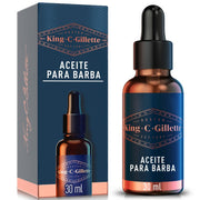 Aceite para barba King C. Gillette con Argán, 30ml - Farmacias Arrocha