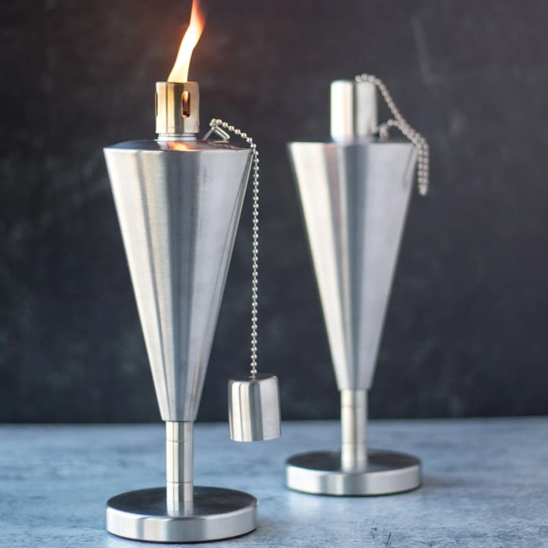 Antorcha De Mesa Acero Inox. - Farmacias Arrocha