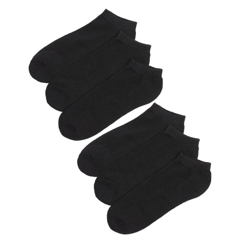 Set De medias Negras 6 Pares 7 - 9 - Farmacias Arrocha