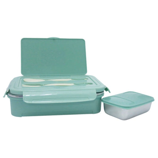 Oxford Lonchera Térmica Acero Inox Rectangular Verde - Farmacias Arrocha