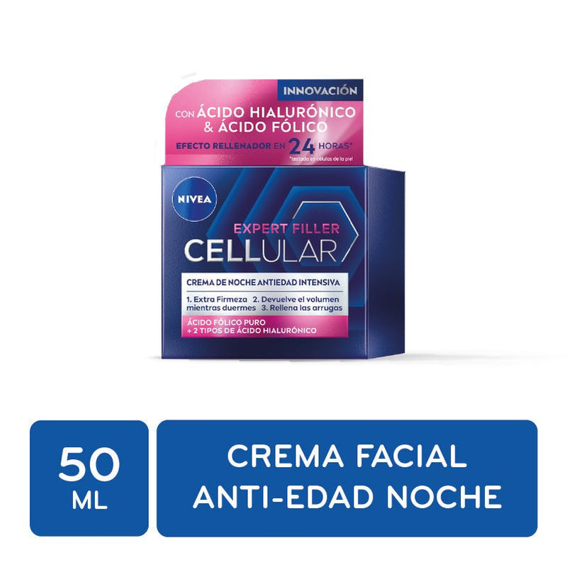 Nivea Cellular Crema Facial Noche 50Ml - Farmacias Arrocha