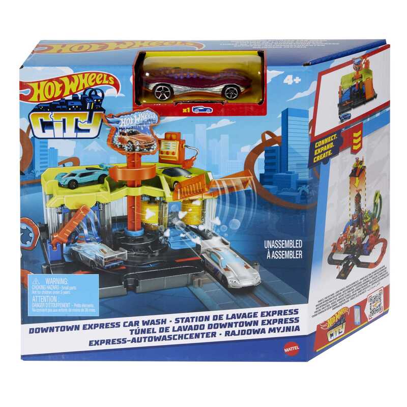 Hot Wheels City Pista De Juguete Autolavado De La Ciudad - Farmacias Arrocha