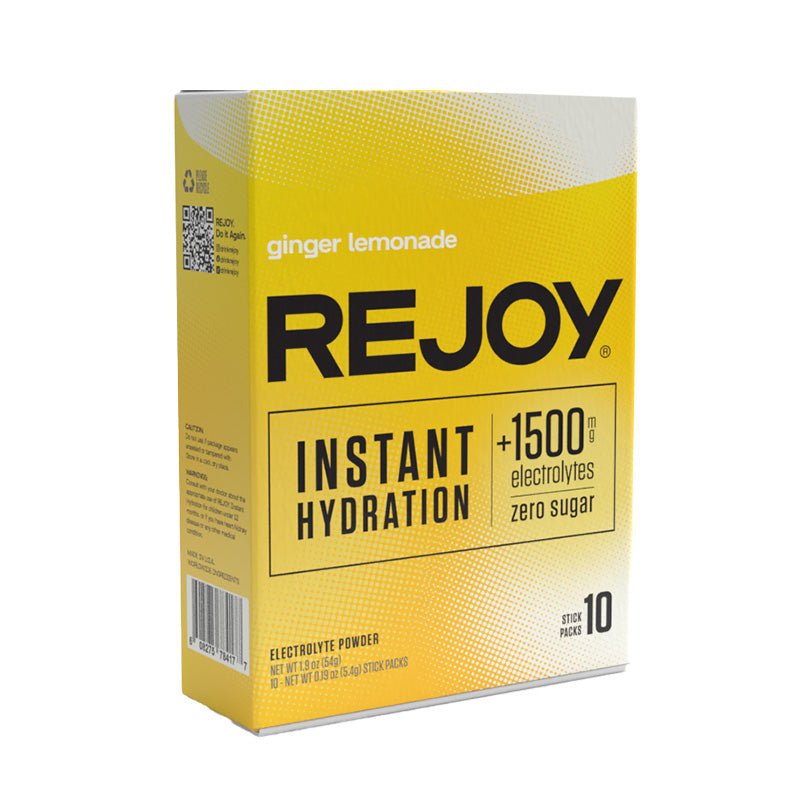 Rejoy Electrolitos En Polvo Sabor Ginger Lemonade 10 Unidades - Farmacias Arrocha