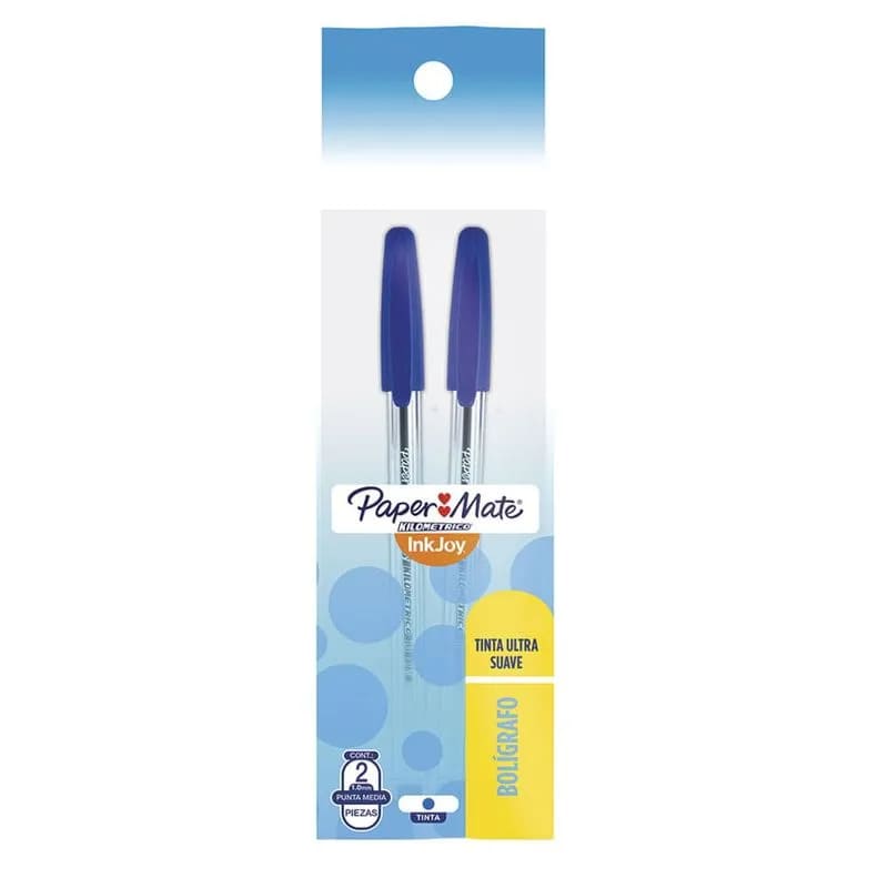 Paper Mate Bp 100 Azul Bolsa 2Und - Farmacias Arrocha