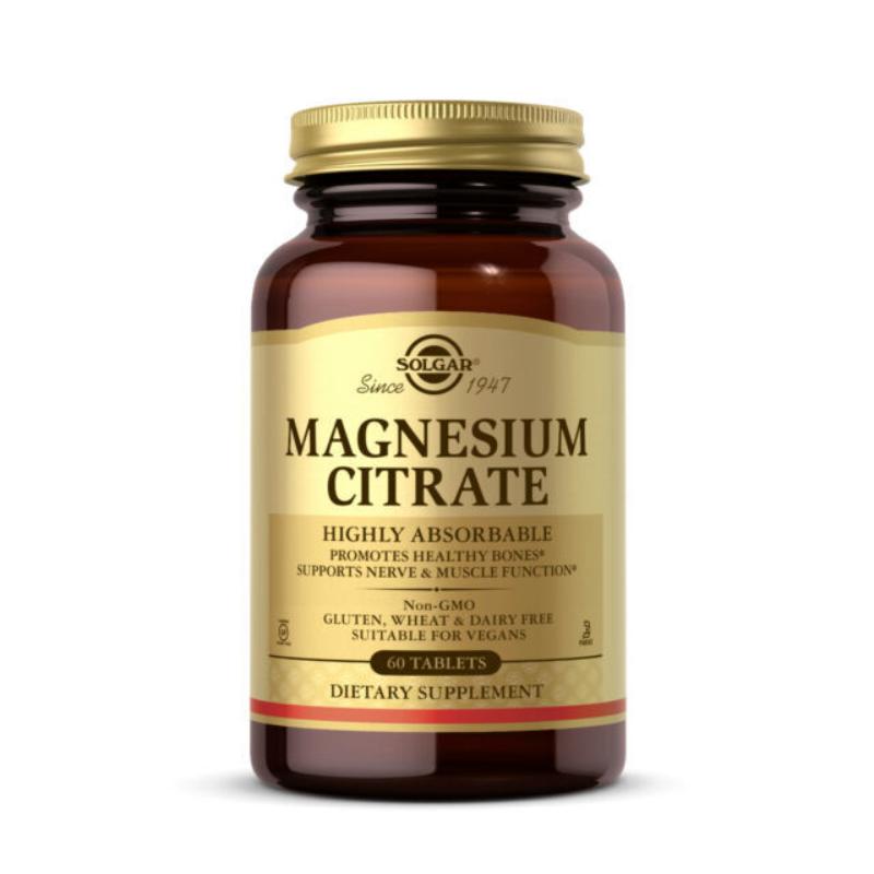 Solgar Magnesium Citrate 20X60 Tab Us - Farmacias Arrocha