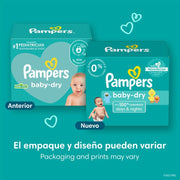 Pañales Pampers Baby Dry Talla 7, 54 unidades - Farmacias Arrocha