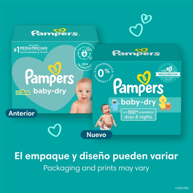 Pañales Pampers Baby Dry Talla 7, 54 unidades - Farmacias Arrocha