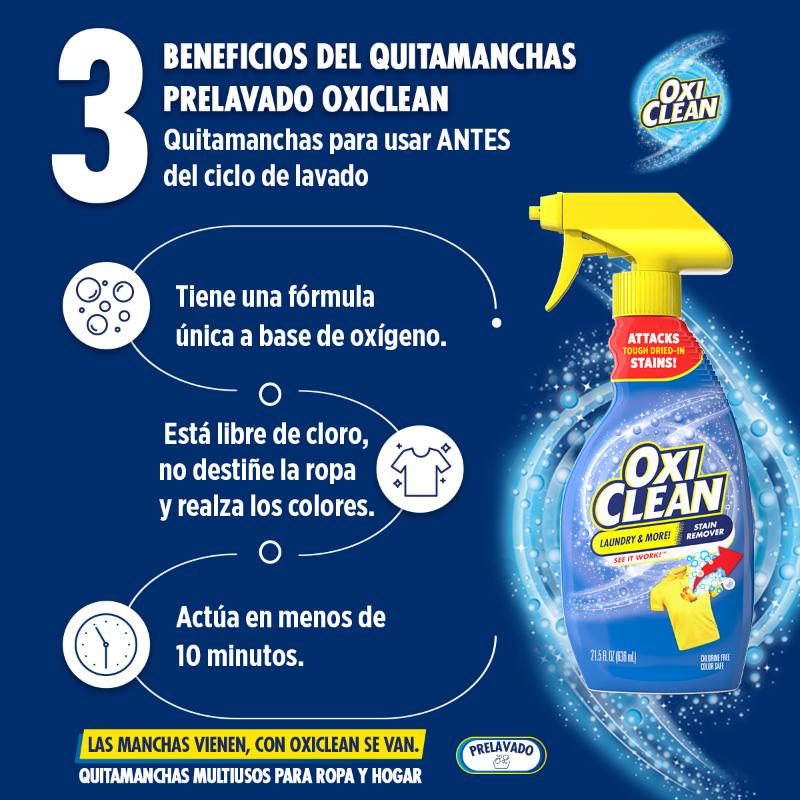 Oxiclean Removedor De Manchas En Spray Líquido - Farmacias Arrocha