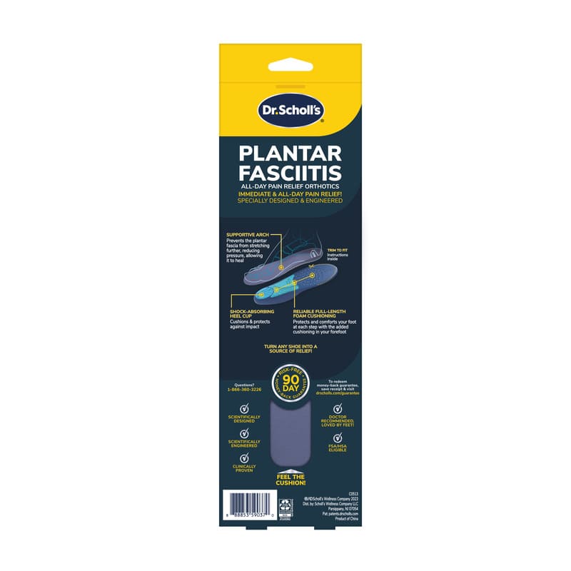 Dr. Scholl'S Pain Relief For Plantar Fasc Men - Farmacias Arrocha