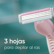 Máquina de afeitar para Mujer Gillette Venus Suave con Aloe y 3 hojas 4 uds - Farmacias Arrocha