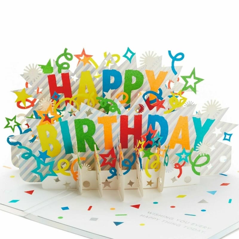 Hallmark Tarjeta 3D Signature Paper Wonder Premium - Farmacias Arrocha