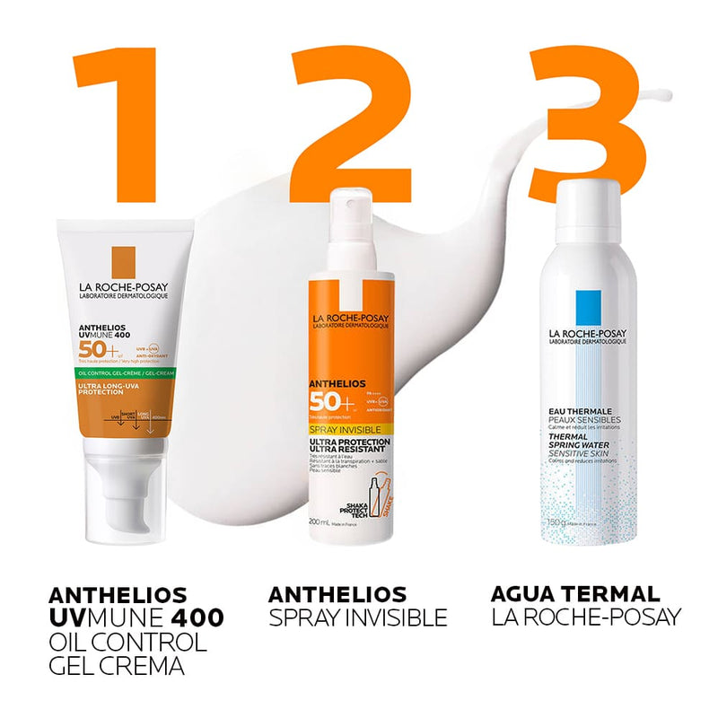 La Roche Posay Anthelios Uvmune 400 Oil Control Toque Seco Protector Solar Spf50 50Ml - Farmacias Arrocha