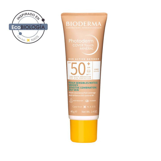Bioderma Photoderm Cover Touch SPF 50+ Color Dorado - Farmacias Arrocha