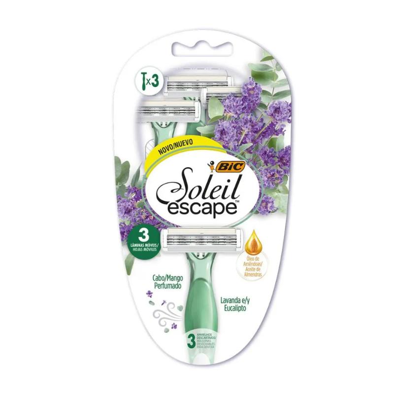 Bic Rasuradora Soleil Escape Lavanda Eucalipto - Farmacias Arrocha
