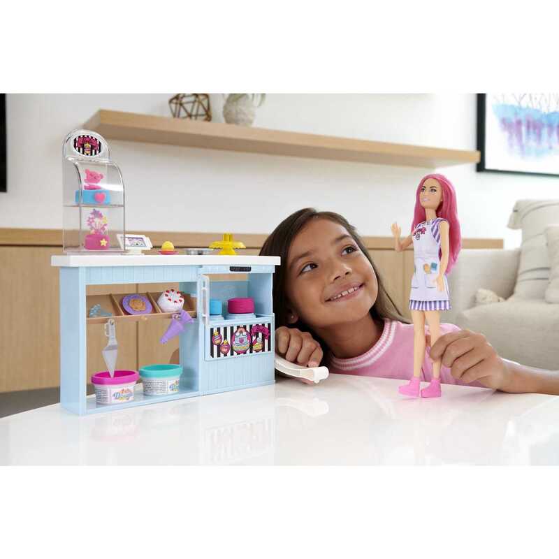 Barbie Profesiones Set de Juego Repostería para Decorar - Farmacias Arrocha