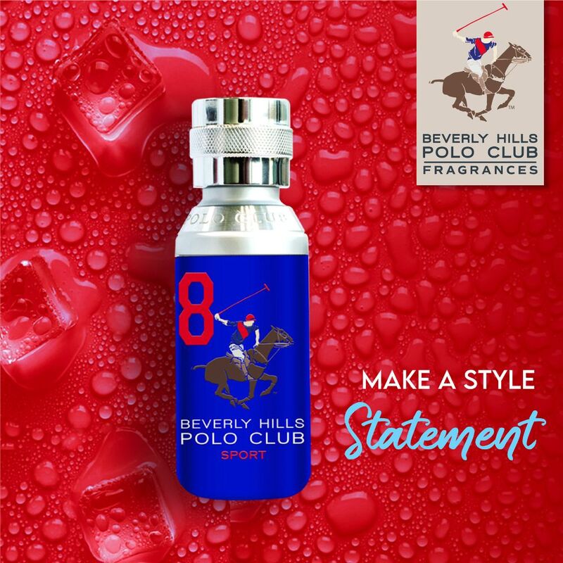 Beverly Hills Polo Club Sports Men Eight EDT 100Ml - Farmacias Arrocha