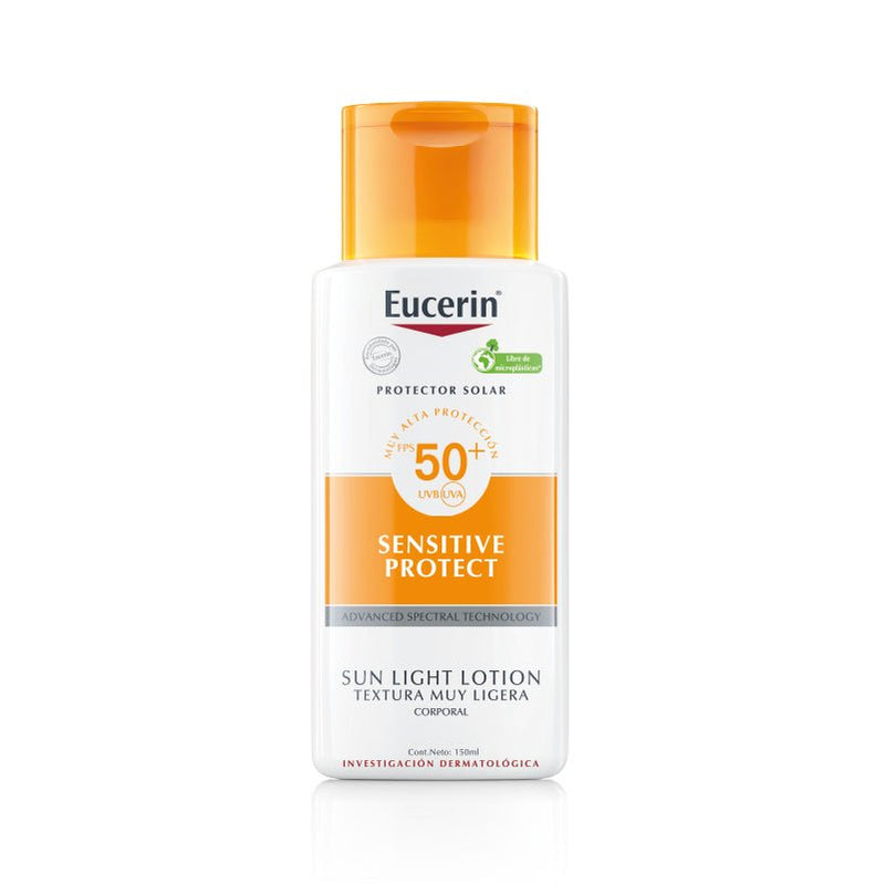Eucerin Protector Solar Textura Ligera FPS 50+ 150ml - Farmacias Arrocha